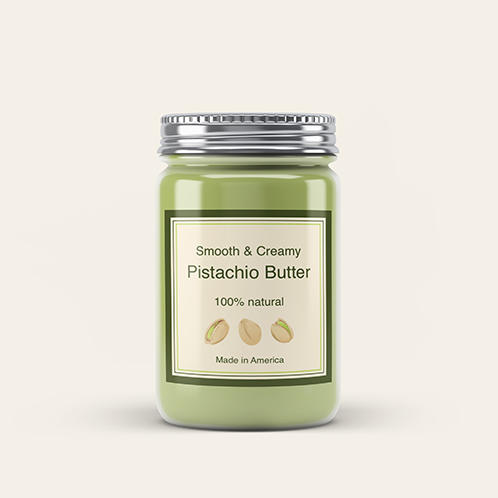 Pistachio Butter Jar Label