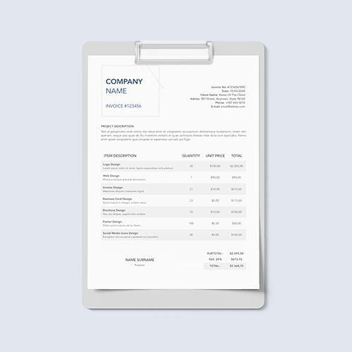 Plain Invoice