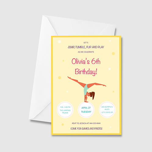 Play Girls Birthday Invitation