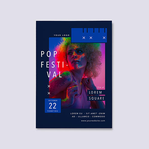 Pop Festival Flyer