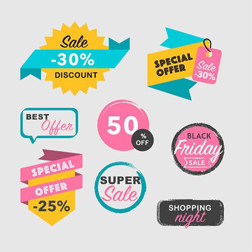 Pop Sale Badges