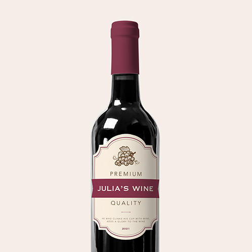 Premium Wine Label