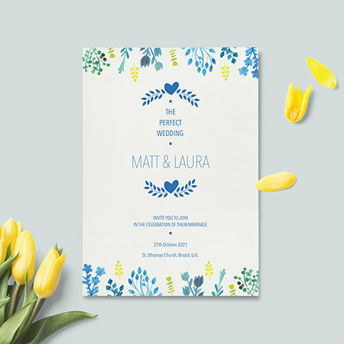 Pretty Wedding Invitation