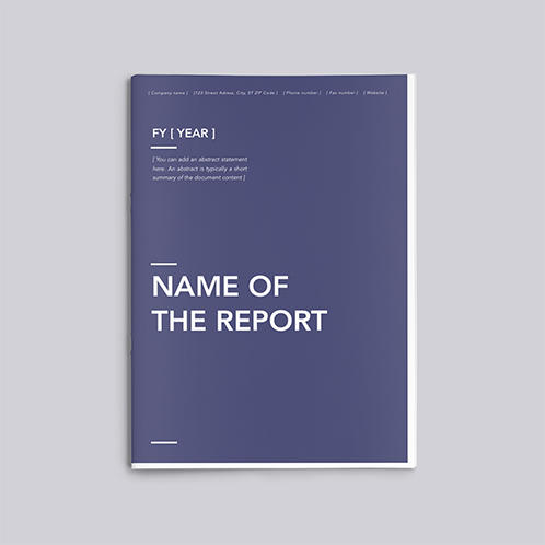 Purplish Blue Report