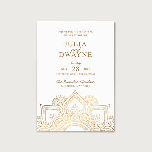 Rehearsal Dinner Invitation