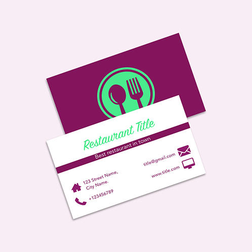 Restaurant Business Card