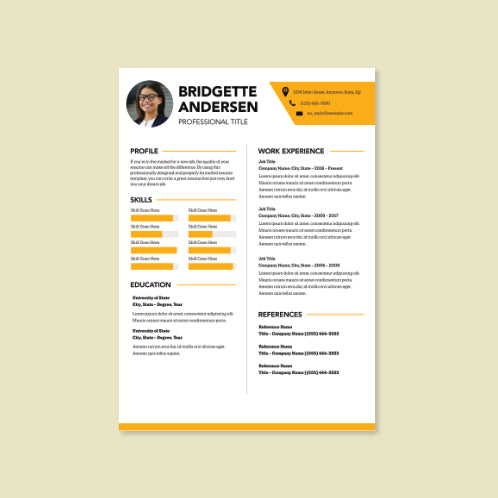 Resume No. 179