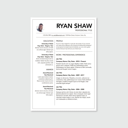Resume No. 180