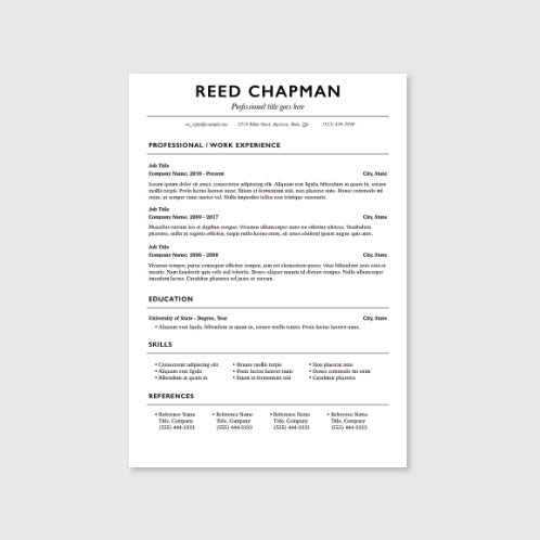 Resume No. 184