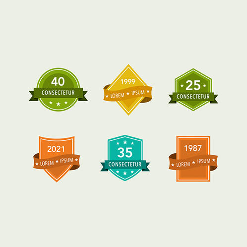 Retro Badges