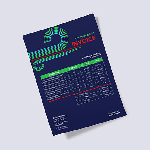 Retro Invoice 02