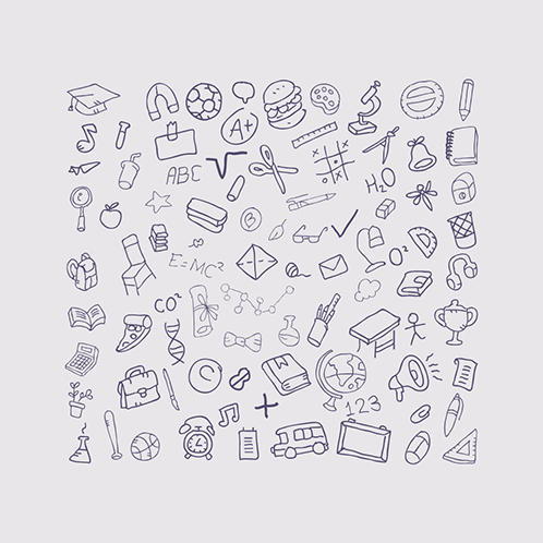 School Stuff Doodles