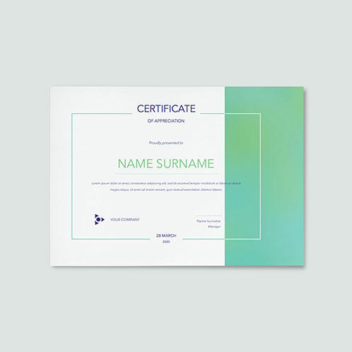 Simple Business Certificate