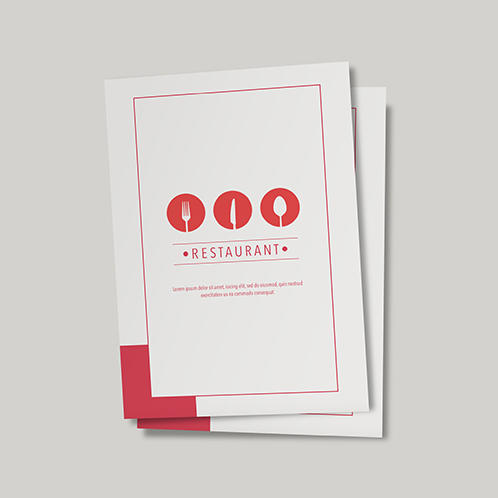 Simple Single Page With Cover Menu