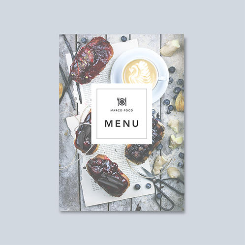 Single Page With Cover Menu