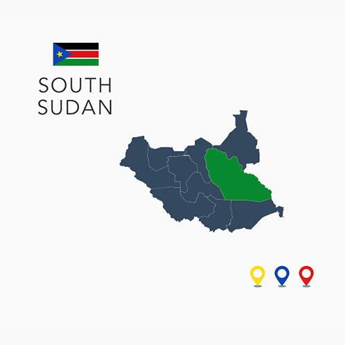 South Sudan Map