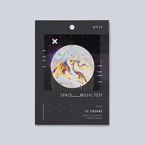 Space Music Fest Flyer