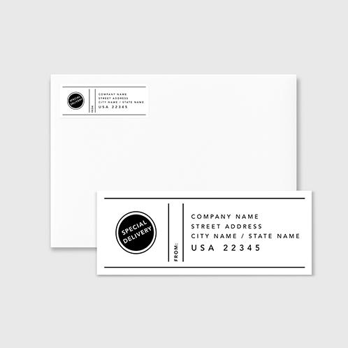 Special Delivery Address Label