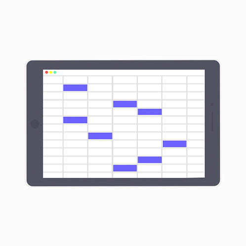 Spreadsheets Illustration
