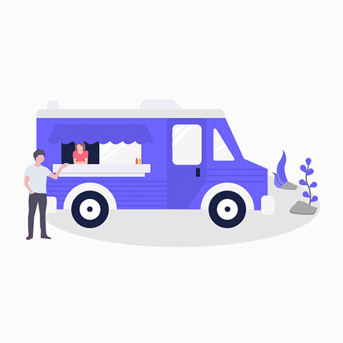 Street Food Illustration