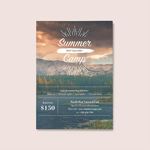Summer Camp Flyer