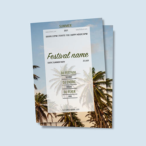 Summer Festival Flyer