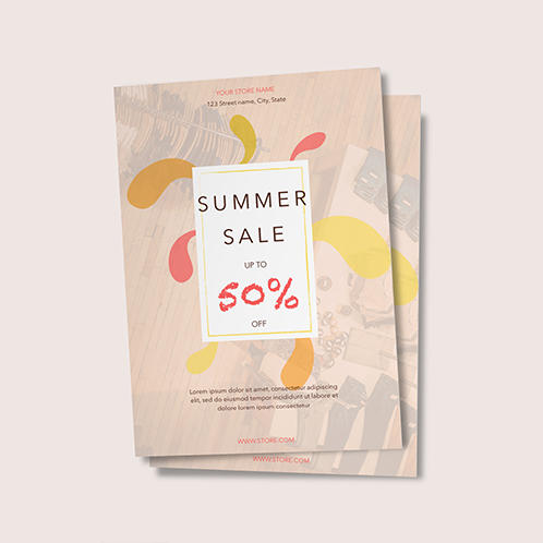 Summer Sale Flyer