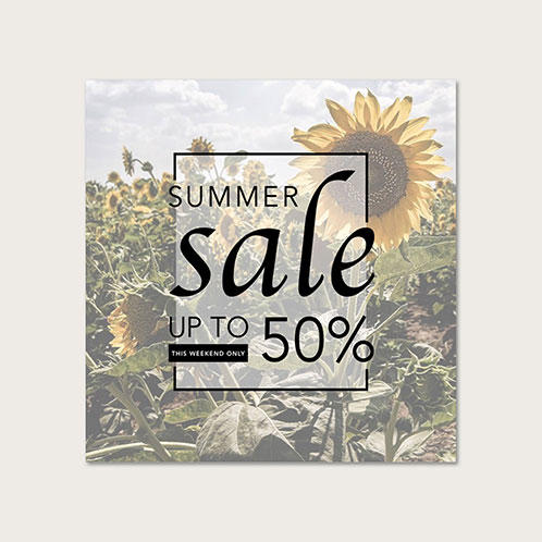 Summer Sale Social Media Post