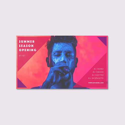 Summer Season Opening Facebook Cover