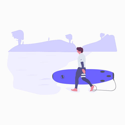 Surfer Illustration