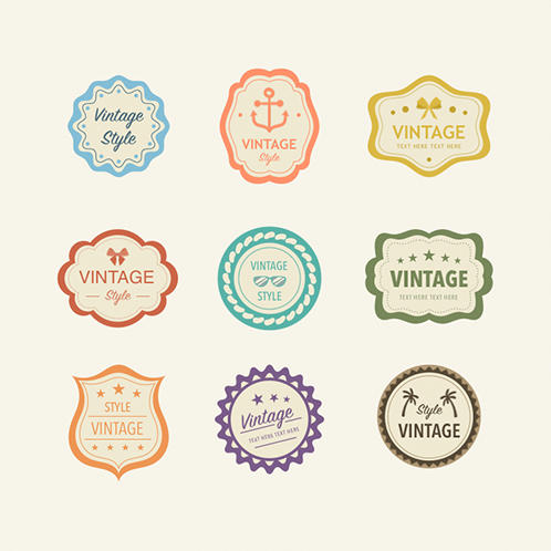 Sweet Vintage Badges