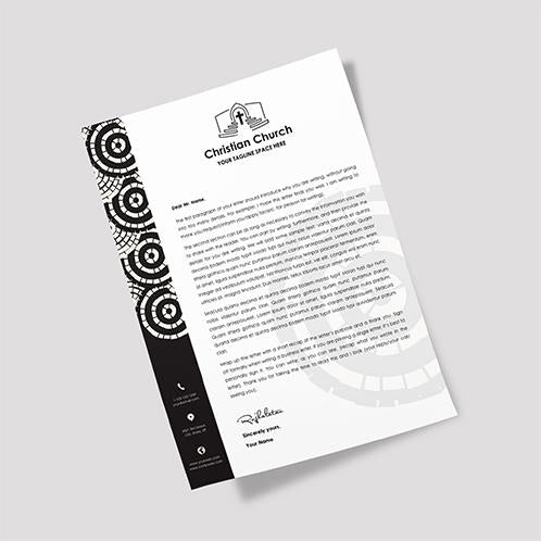Swirl Church Letterhead