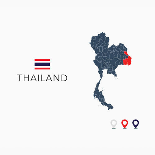 Thailand Map
