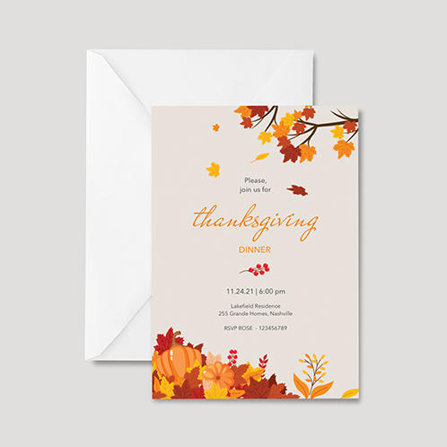 Thanksgiving Party invitation 01