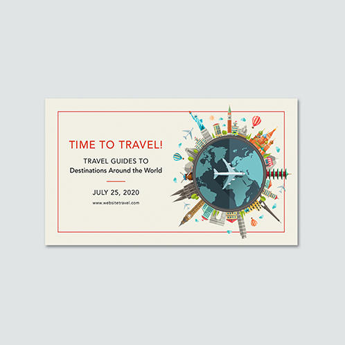 Time To Travel Facebook Cover