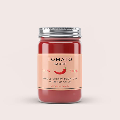 Tomato Sauce Jar Label