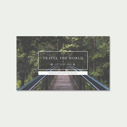 Travel The World Facebook Cover