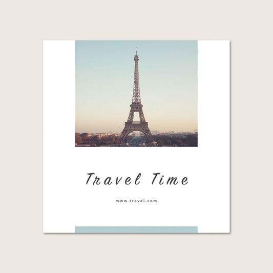 Travel Time Social Media Post