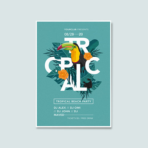 Tropical Party Flyer