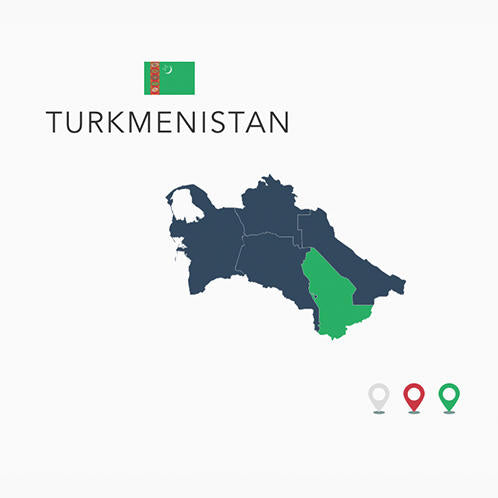 Turkmenistan Map