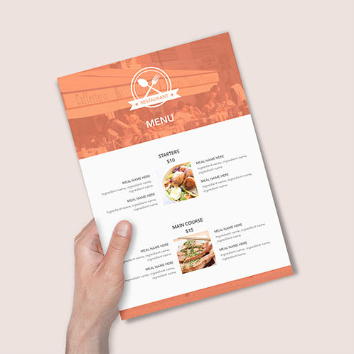 Two Page Menu