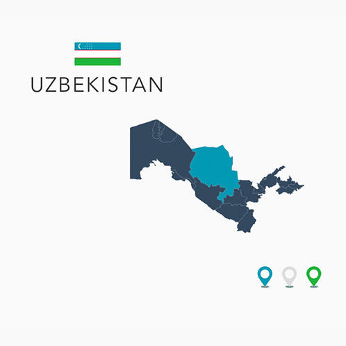 Uzbekistan Map