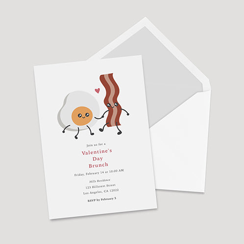 Valentine's Day Brunch Invitation