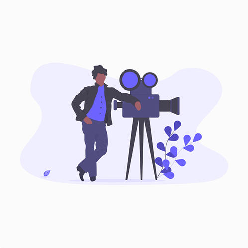 Videographer Illustration