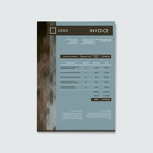 Vintage Corporate Invoice