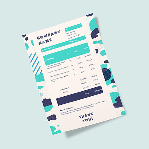 Vintage Invoice