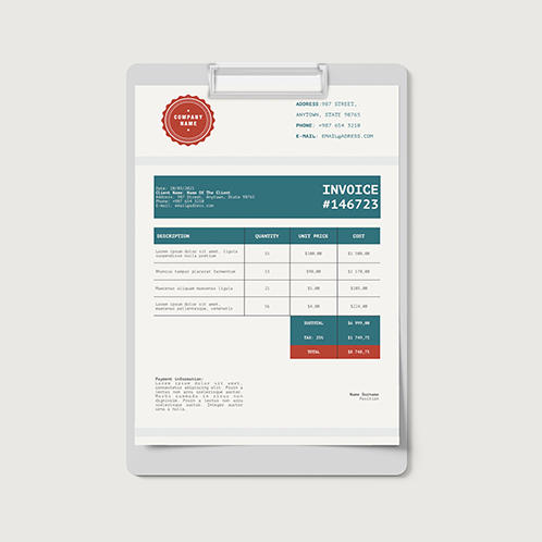 Vintage Invoice