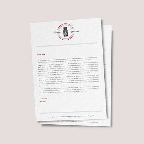 Vintage Letterhead