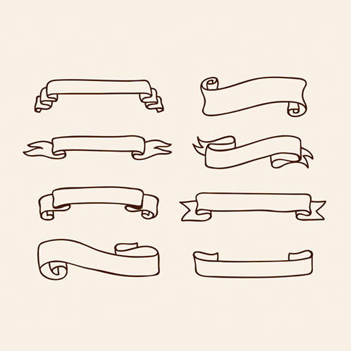 Vintage Line Ribbons