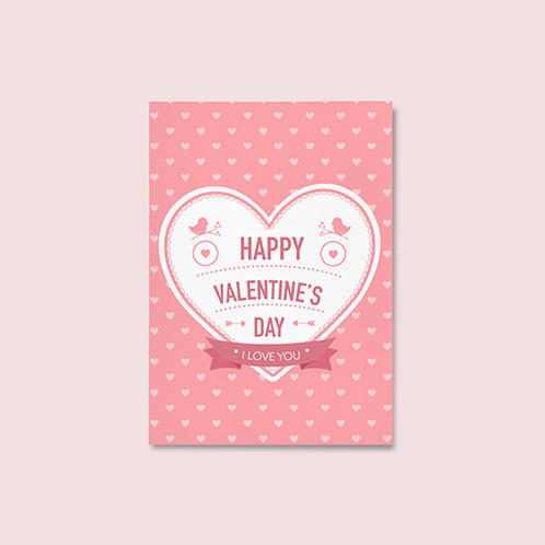 Vintage Valentines Card